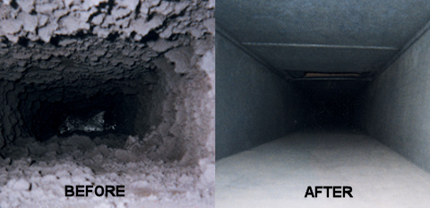 Denver Carpet Cleaning Air Duct Before After